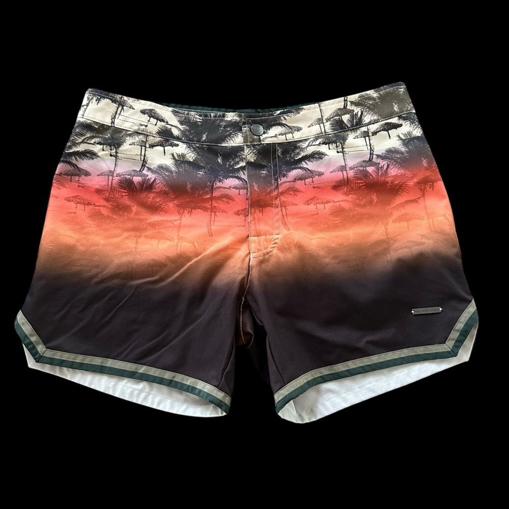 Tropical Sunset Swim Shorts